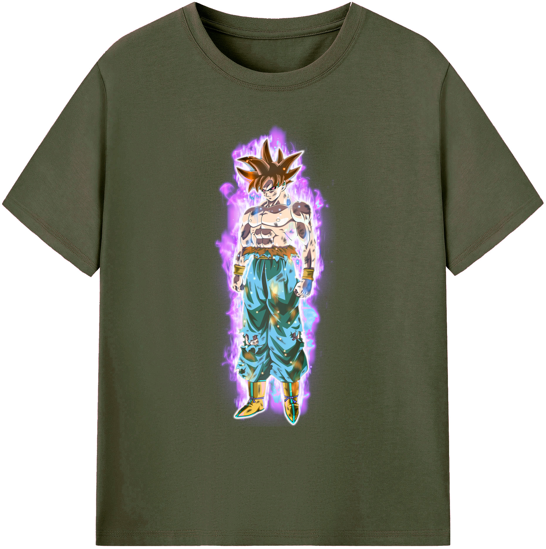（画像用） ドラゴンボール 孫悟空（そん ごくう）Son Goku カカロット DRAGON BALL Kakarotto 綿100％ メンズ半袖Tシャツ｜肌触りやわらか＆通気性
